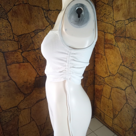 Wilfred White Ribbed Tank Top - Picture 3 of 4